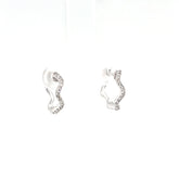 Diamond Huggie Earrings